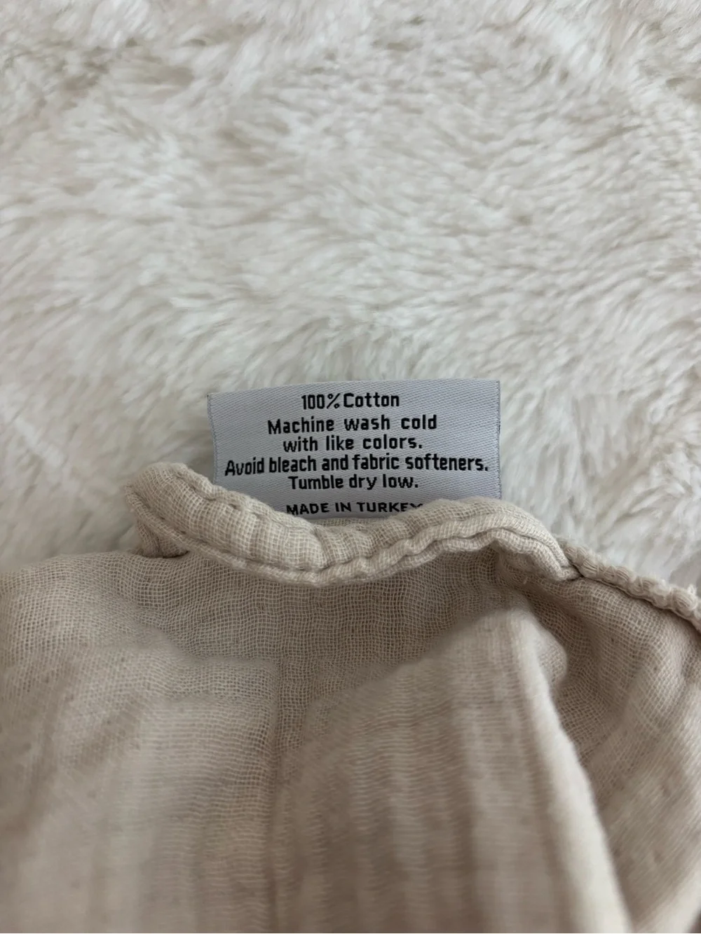 Parachute Cloud Cotton Robe in Bone Size Medium Gauze Relaxed Loungewear Comfy